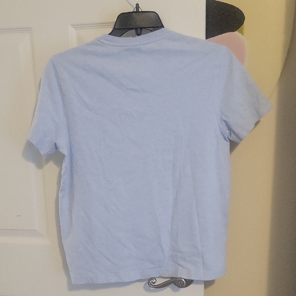 Brooks Brothers 100% cotton Mens SzMed Light Heather Blue Men's T-Shirt - Picture 5 of 5